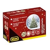 Idena 8325052 - LED Lichterkette mit 20 LEDs in Warmweiß, mit 8 Stunden...