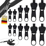 BAKEVIC Reißverschluss Zipper,12 Stück Reisverschluss Reparatur...