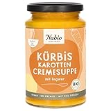 Nabio Bio-Cremesuppe Kürbis-Karotte, 375 ml