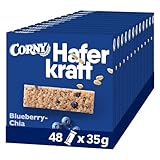 Haferriegel Corny Haferkraft Blueberry-Chia, Vollkorn & Vegan, 12x140g