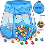 KIDUKU® Kinderspielzelt + 100 Bälle + Tasche Spielhaus Bällebad Schloss...