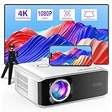 [Autofokus/Trapezkorrektur] Beamer 4K unterstützt, XuanPad Nativer 1080P...