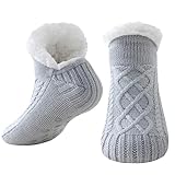 Niorasen Kuschelsocken Damen Herren, Dicke Flauschige Socken mit...