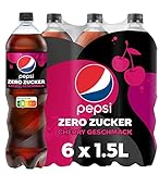 Pepsi Zero Zucker Cherry, Das zuckerfreie Erfrischungsgetränk von Pepsi...