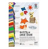 Ursus 7910099 - Basteln ohne Ende, Bastelpapier in verschiedenen...