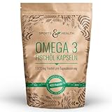 Omega 3 Kapseln Hochdosiert – 400 Fischöl Kapseln Hochdosiert - Reines...