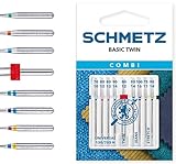 SCHMETZ Nähmaschinennadeln Set 4 Universal Nadeln | 2 Stretch Nadeln | 2...