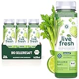 Selleriesaft BIO Kaltgepresst¹ - 6x250ml | Sellerie Direktsaft ohne...