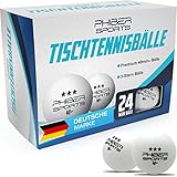 PHIBER-SPORTS [24 Stück Tischtennisbälle 3 Stern 40+ Premium – Perfekte...