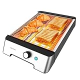 Cecotec Horizontaler Toaster - Flacher Toaster 3 Widerstände NiceSlice...