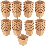 Meister Anzuchttöpfe 8 x 8 cm - Praktisches Set mit 48 Stück - 100%...