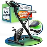 Neu Tretmann Hometrainer fahrrad Klappbar Set-extra bequem & leise-...