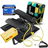 LANDWEHR Mini Stepper für zuhause, Treppensteiger Fitnessgerät, bis 180kg...