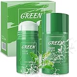 Green Mask Stick, Blackhead Remover Natural Grüntee Purifying Clay Green...