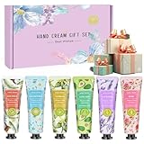 6 Pcs Handcreme Kleine Geschenk für Frauen, Handcreme Mini Männer 30g -...