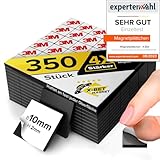 Magnetplättchen Selbstklebende (350 Stück) - Maximale Haftkraft mit...