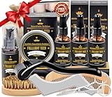Bartpflege Set für Männer,Bart Set Geschenk Herren mit Bartroller,...