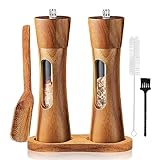 Auciej Salz und Pfeffermühle Holz Set Manuelle Pfeffermühle...