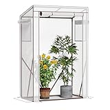 Amopatio Tomatengewächshaus, Foliengewächshaus Klein mit Atmungsaktives...