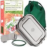 Inovida Auslaufsichere Lunchbox Edelstahl : Premium Brotdose 700ml mit...