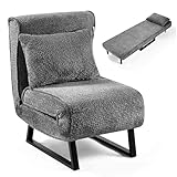 Makika Schlafsessel Schlafsofa Boucle LEA 4in1 - Bettfunktion -...