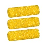 3 x Colorus Grobschaum Strukturrolle | Schaumwalze 11cm gerade |...