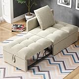 Zravenna 3-in-1-Schlafsofa mit Schlaffunktion, Klappsofa, Sofa Hocker,...