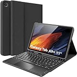 CHESONA Galaxy Tab A9 Plus Tastatur, intelligentes Touchpad, Halterung für...