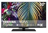 Toshiba Fernseher 32 Zoll Smart TV VIDAA Full HD QLED Fernseher HDR Smart...
