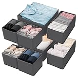 Withosent 8er Schubladen Ordnungssystem Kleiderschrank Organizer, Faltbare...