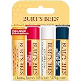 Burt's Bees Natural Lip Balms Geschenkset, 1er Pack (1 x 4 Stück)