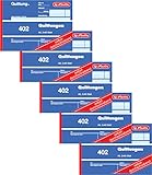 Herlitz Quittungsblock 402, selbstdurchschreibend, A6 quer, 2 x 40 Blatt (5...