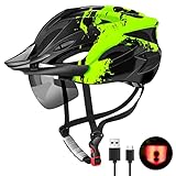 RaMokey Fahrradhelm mit Licht für hohe Sicherheit - Urban Helm,...
