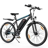 AOIHO E Bike Mountainbike, 24/26 Zoll E Mountainbike Elektrofahrräder,...