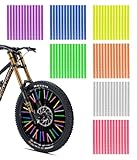 SUCCEFORT 84 Stück Bunte Speichenreflektoren Fahrrad Set,...