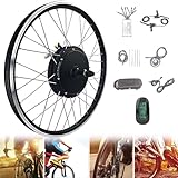 RYTJFDSAZ Ebike Umbausatz Hinterrad, Bürstenloser Nabenmotor, E-Bike...