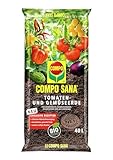 COMPO SANA® Tomaten- und Gemüseerde mit 6 Wochen Dünger für Tomaten und...