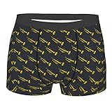 Herren Boxer Shorts Goldene Trompete Men Retroshorts Bequeme Männer...