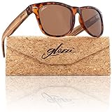 glozzi Sonnenbrille Herren und Damen Holz Polarisiert und Entspiegelt UV400...