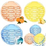 6 Stück Urinalsieb mit Duft, Universal Urinalsieb Spritzschutz, Anti...