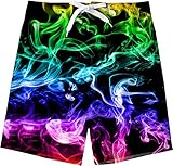 kids4ever Jungen Badehose Cool 3D Drucken Schnelltrocknend Badeshorts...