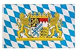 aricona Bayern Flagge - Freistaat Bayern Fahne 90 x 150 cm mit...