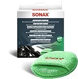 SONAX MicrofaserPflegePad (1 Stück) für gleichmäßiges Auftragen von...