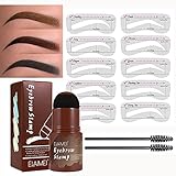 Augenbrauenstempel wasserdicht, Wiederverwendbares Makeup Brow Stamp...