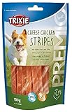 TRIXIE glutenfreie Käse-Huhn-Streifen 'PREMIO Cheese Chicken Stripes, 100...