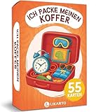 LIKARTO Ich packe Meinen Koffer Spiel für Kinder - Spieleklassiker für...