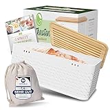 CAPRETY Brotkasten – Innovative Brotbox dank Carbonbeschichtung – Extra...