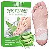 2 Paar Fußmaske, Fussmaske Feuchtigkeitsspendende, Anti Hornhaut Socken,...
