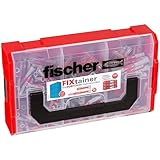 fischer FixTainer DuoPower Tiefenbiss-Box, Dübelbox mit 210 DuoPower...