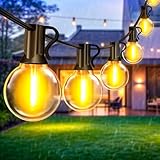 Lichterkette Außen LED Outdoor Strom - 10m Aussen Beleuchtung Balkon...